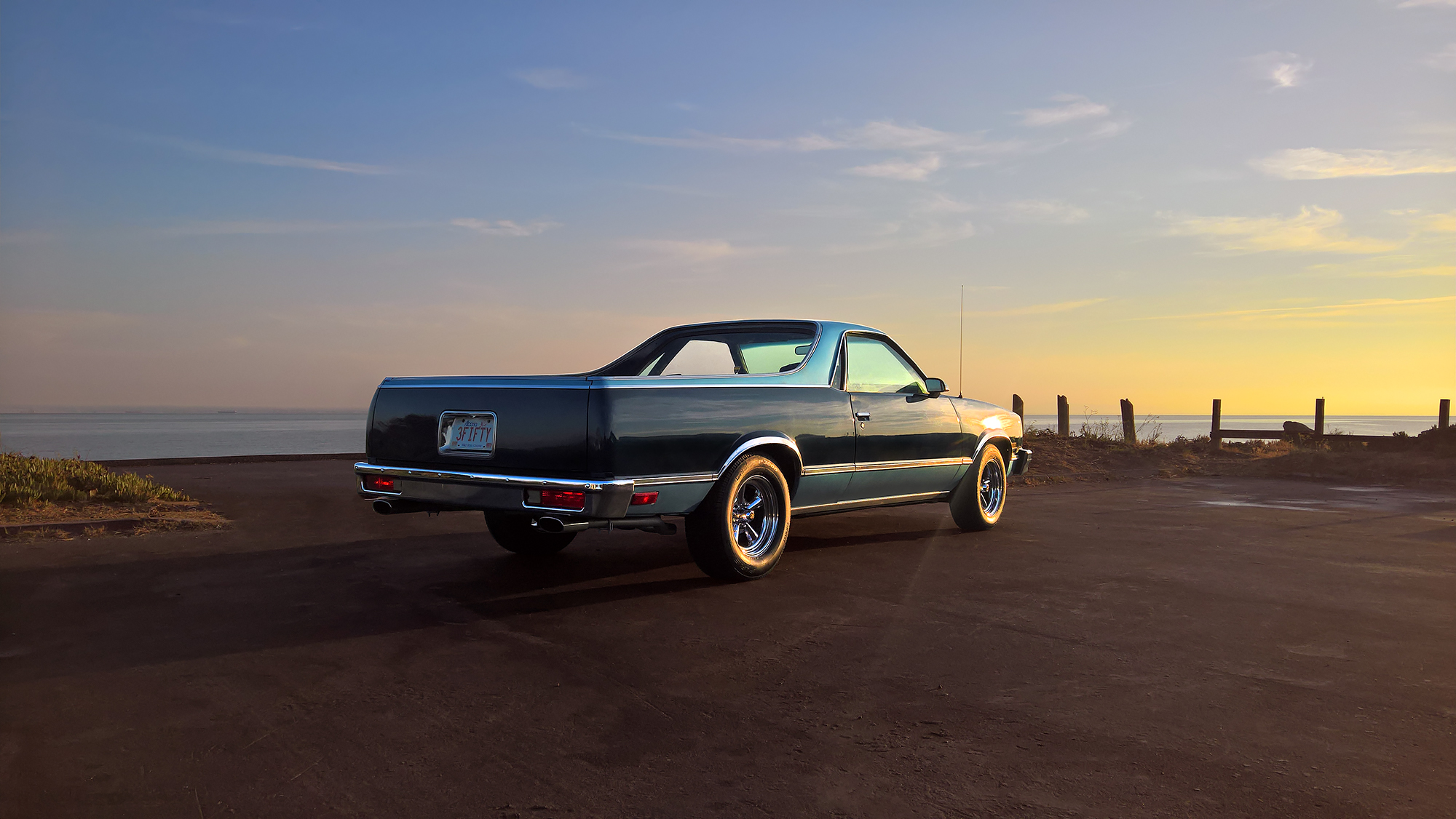 3/4 read 1986 Chevrolet El Camino Conquista